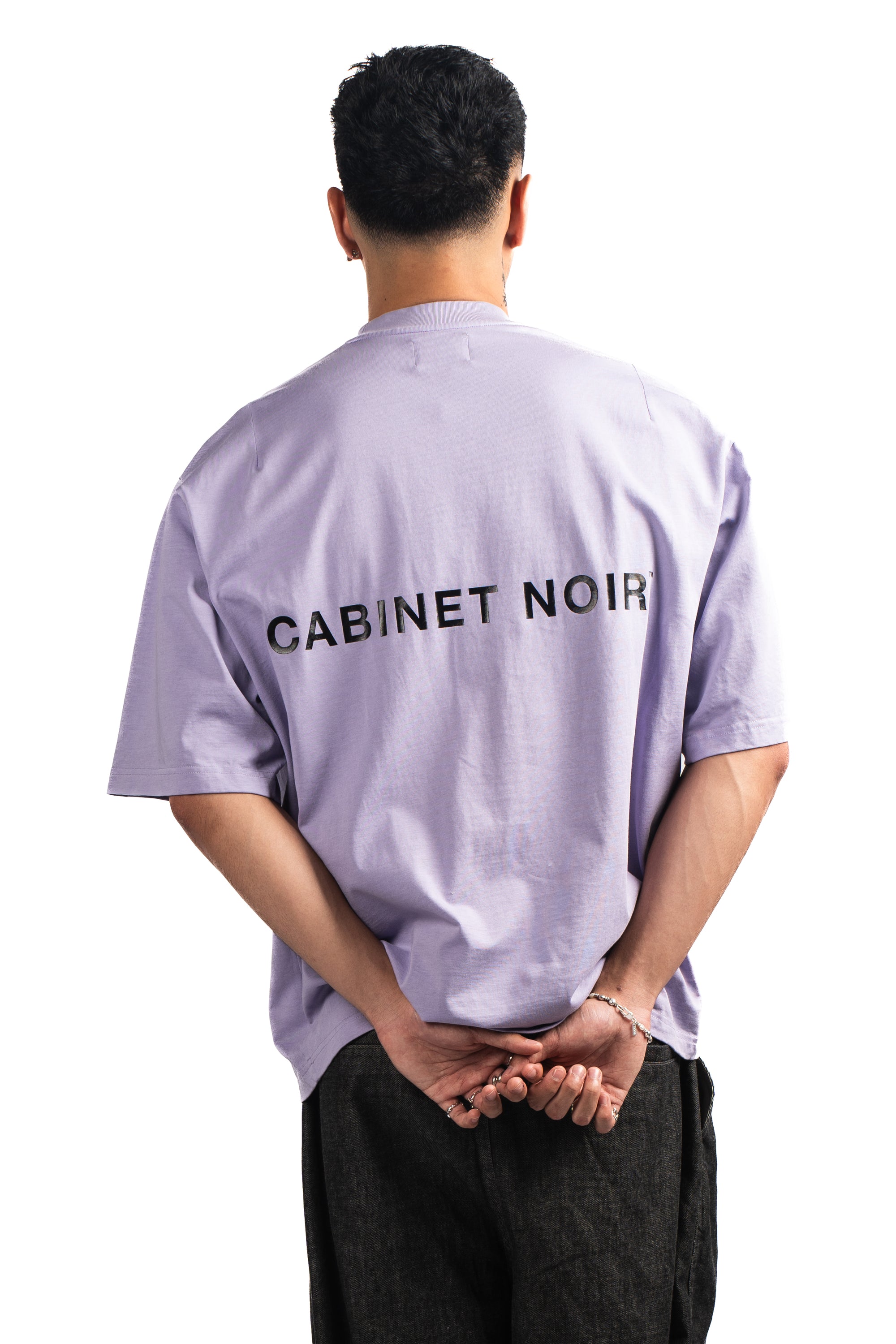 CABINET NOIR X BOBABOBA PURPLE OVERSIZED SHIRT 260GSM