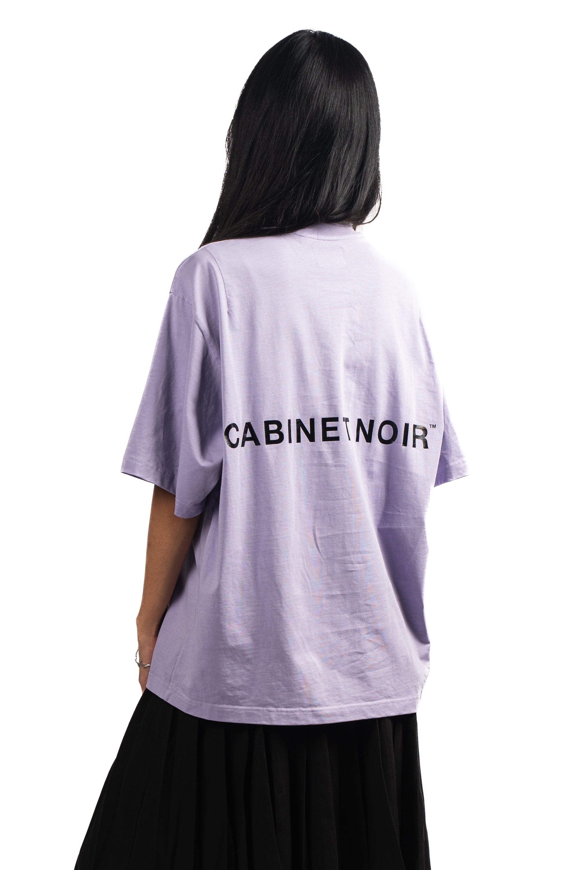 CABINET NOIR X BOBABOBA PURPLE OVERSIZED SHIRT 260GSM