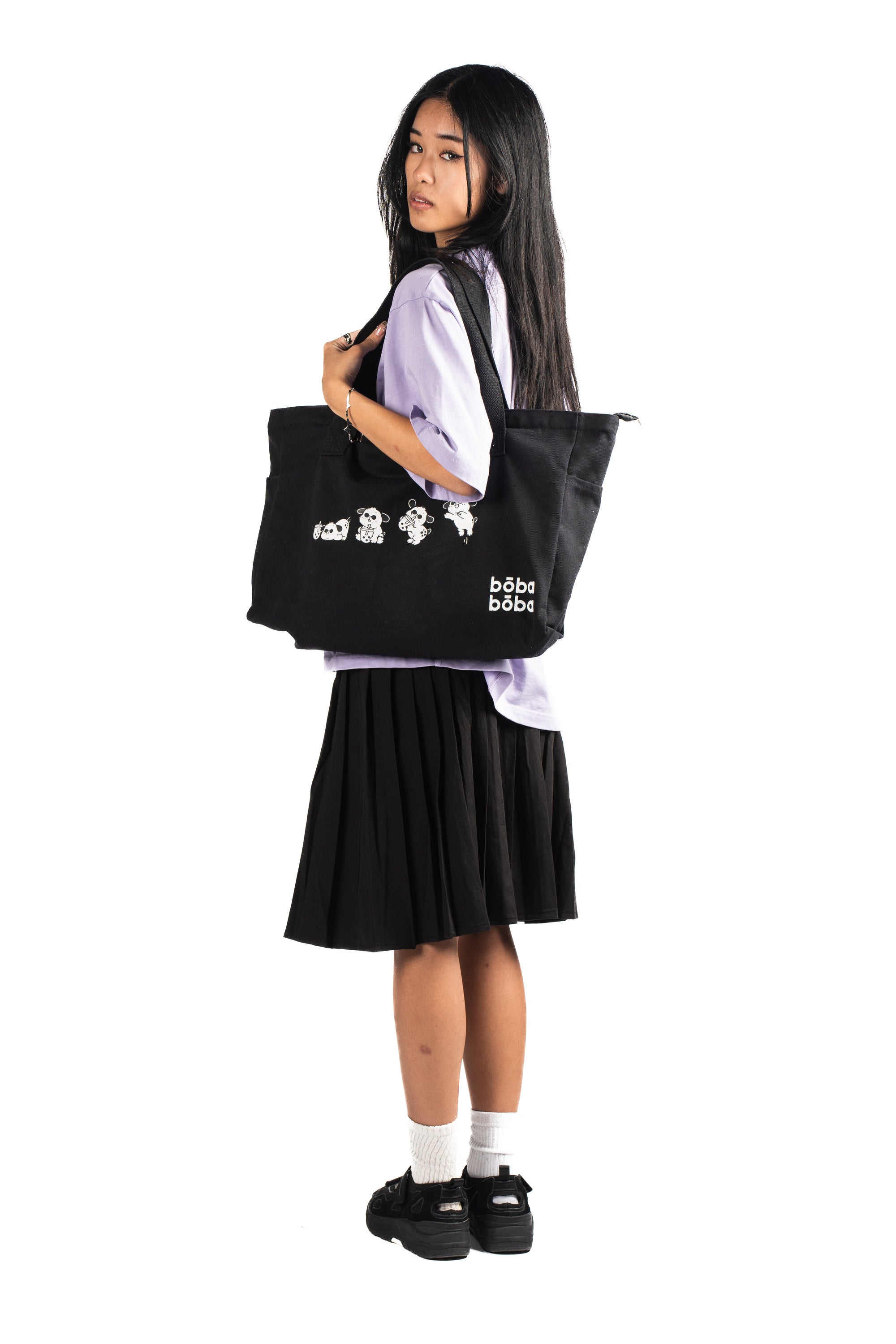 CABINET NOIR X BOBABOBA OVERSIZED CANVAS TOTE
